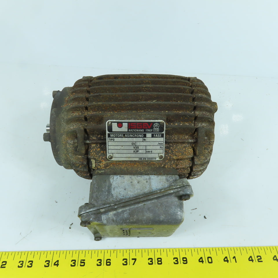 Isgev AES 63 A 4 0.17CV AC Electric Motor 1700RPM 440-480V 60HZ IP44 11mm Shaft