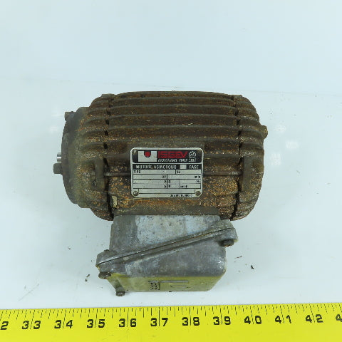 Isgev AES 63 A 4 0.17CV AC Electric Motor 1700RPM 440-480V 60HZ IP44 11mm Shaft
