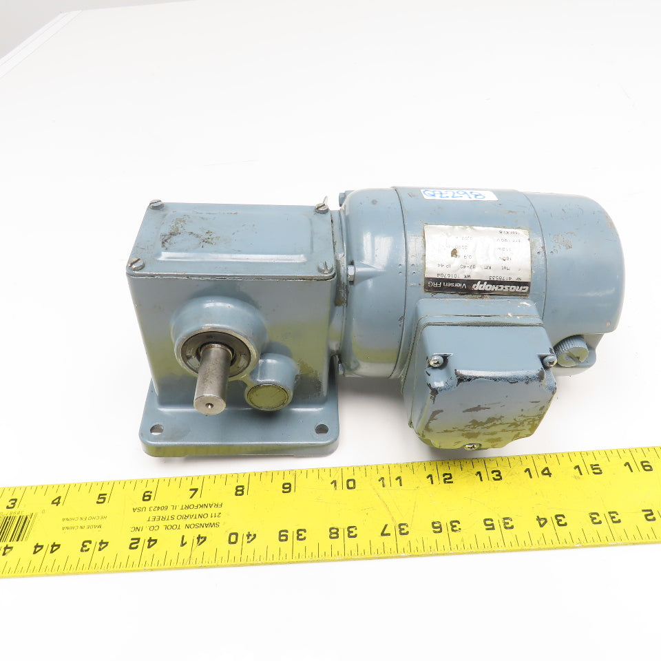 Groschopp WK 1016704 180V Gear Motor 110W