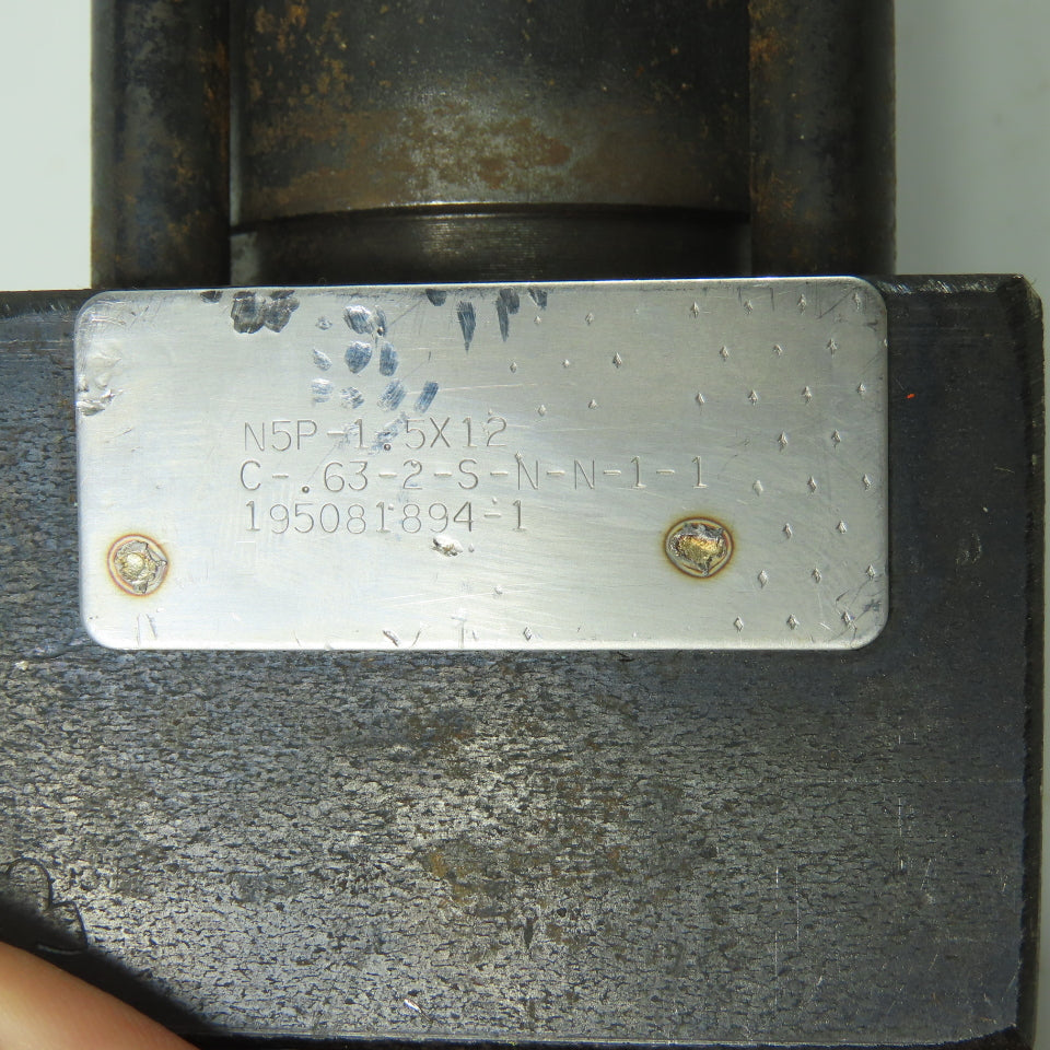 Hydro-Line N5P-1.5X12-C-.63-2-S-N-N-1 Double Action Hydraulic Cylinder 1.5"Bore