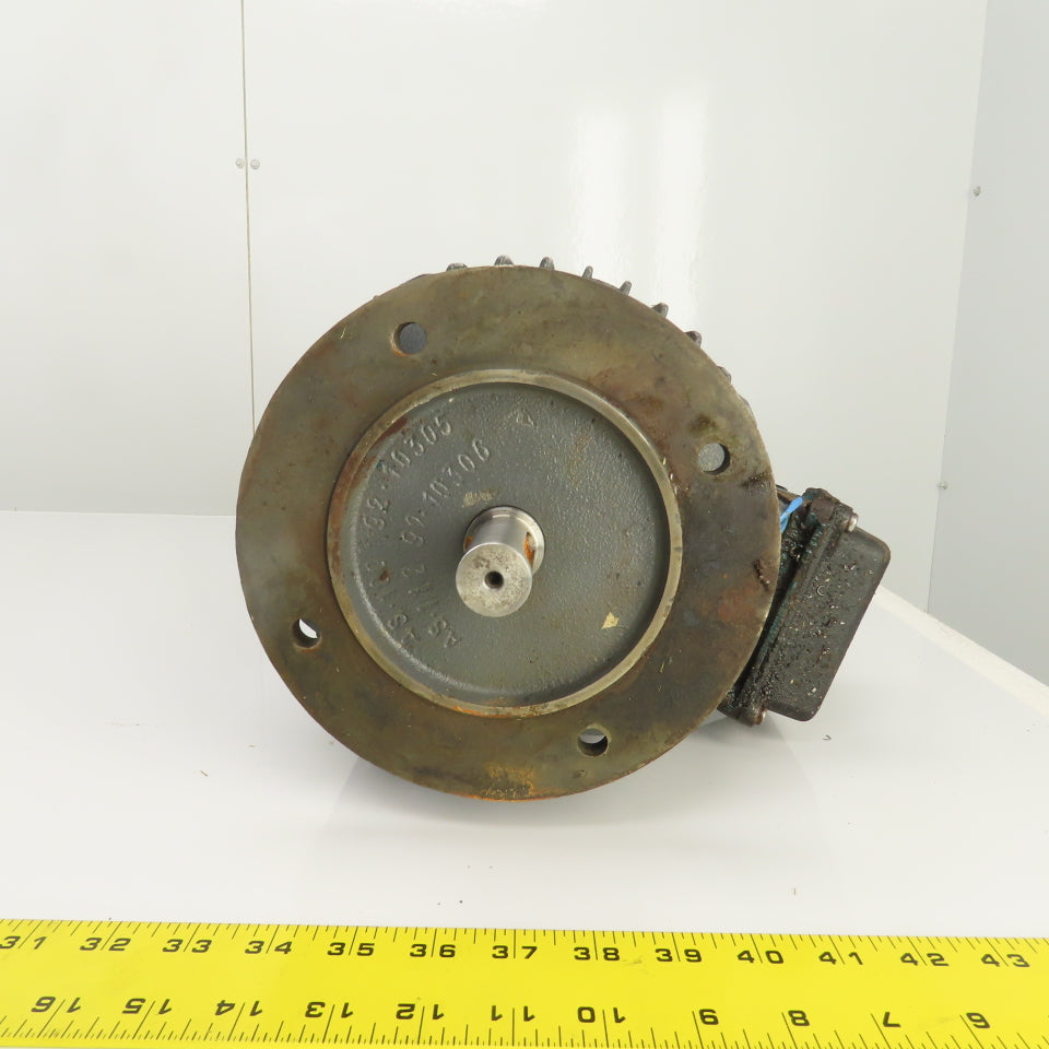 Isgev AS 112 M 4 4.8kW Asynchronous Motor 1720RPM 460V 3PH 8.6A 60HZ 24mm Shaft