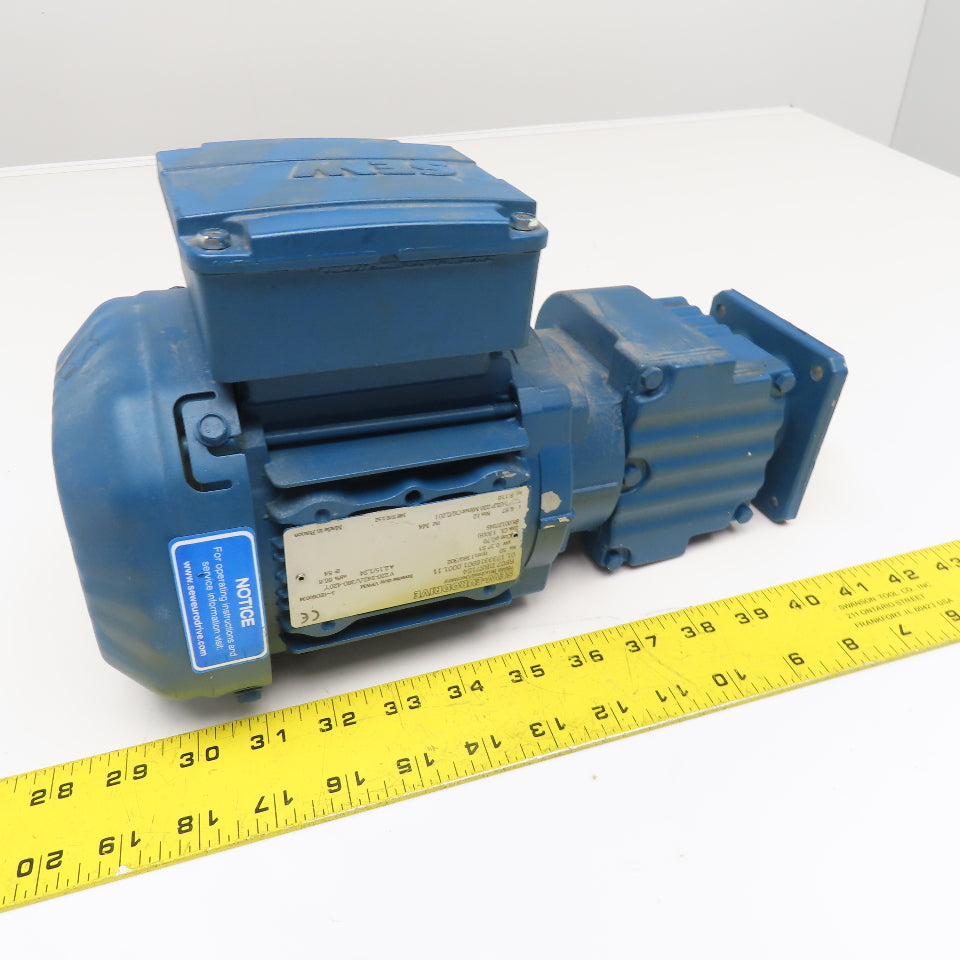 Sew Eurodrive RF07 DRS71S4 4.57:1 Ratio 302RPM Output Gear Motor 0.37kW 50Hz