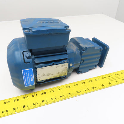 Sew Eurodrive RF07 DRS71S4 4.57:1 Ratio 302RPM Output Gear Motor 0.37kW 50Hz