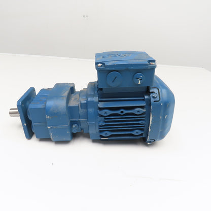 Sew Eurodrive RF07 DRS71S4 4.57:1 Ratio 302RPM Output Gear Motor 0.37kW 50Hz