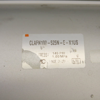 SMC CLAFN100-525N-E-X1US Double Action Pneumatic Cylinder 100mm Bore 525mmStroke