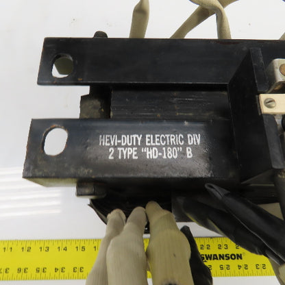 Allen Bradley X-289352 Type HD Motor Starting Autotransformer Hevi-Duty "HD-180"