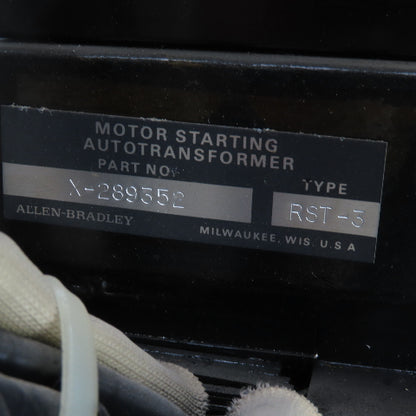 Allen Bradley X-289352 Type RST-3 Motor Starting Autotransformer Hevi HD-180