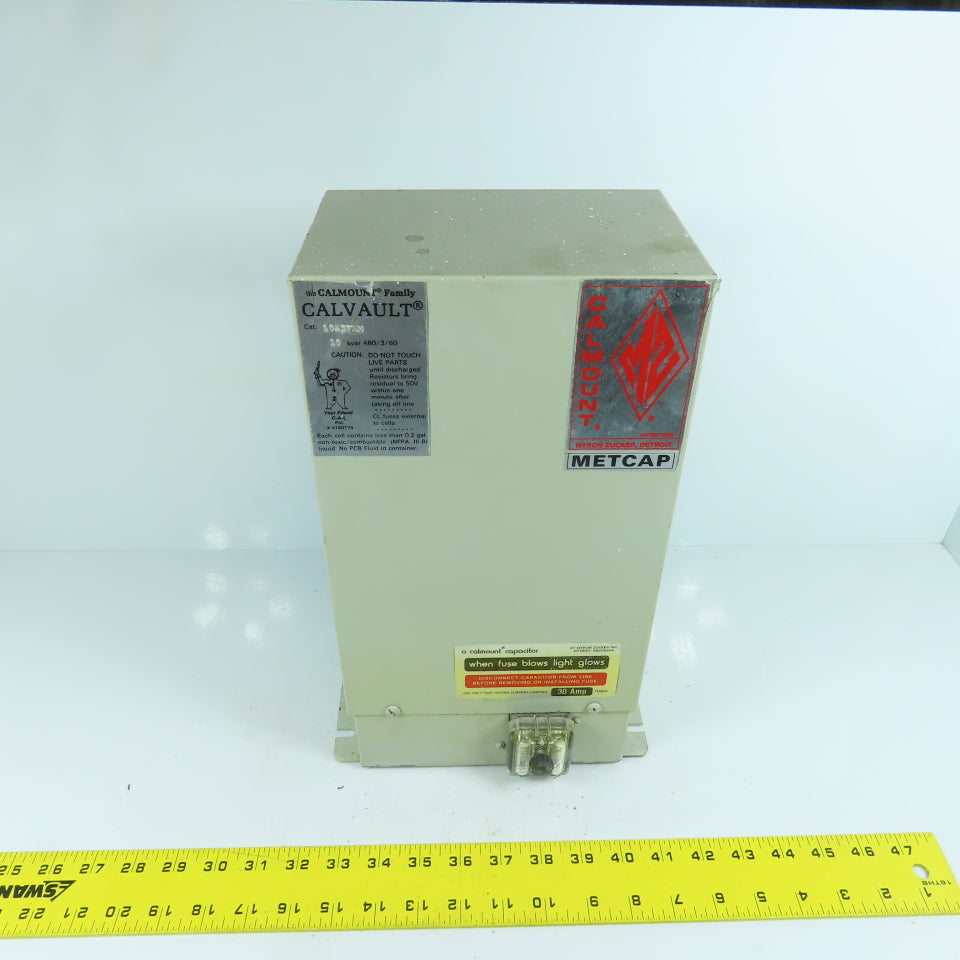 Calmount 1043VLM Calvault 10 kvar Capacitor 480V 6PH 60HZ