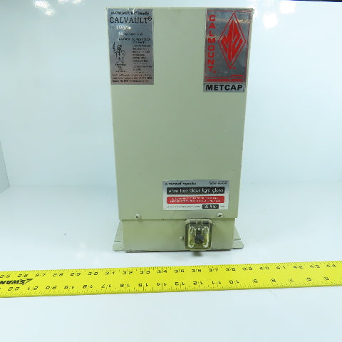 Calmount 1043VLM Calvault 10 kvar Capacitor 480V 6PH 60HZ