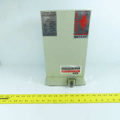 Calmount 1043VLM Calvault 10 kvar Capacitor 480V 6PH 60HZ
