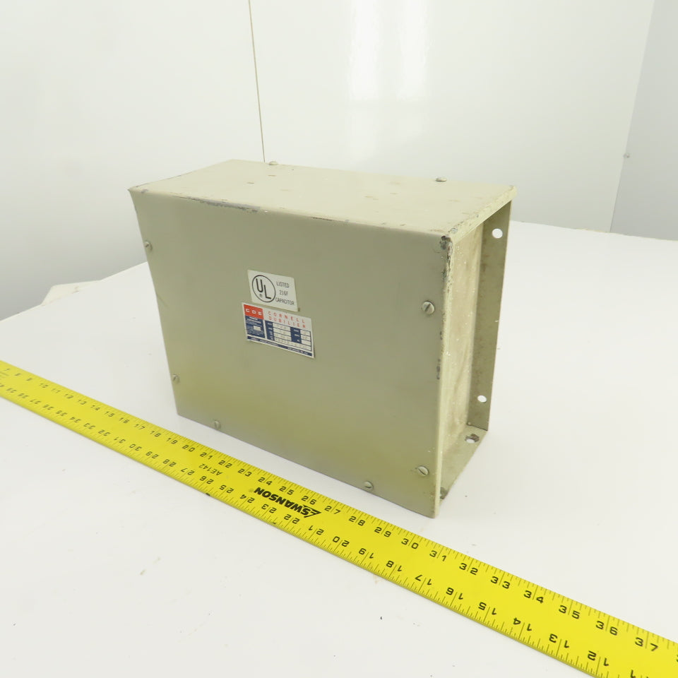 Cornell Dubilier IMS1010F33 10 kvar (216F) Capacitor 480V 6PH 60HZ