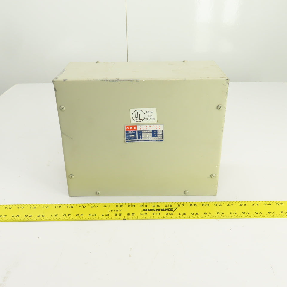 Cornell Dubilier IMS1010F33 10 kvar (216F) Capacitor 480V 6PH 60HZ