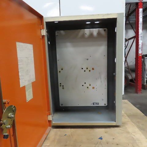 Allen Bradley 36" x 25" x 12" Steel Electrical Enclosure W/ Backplate