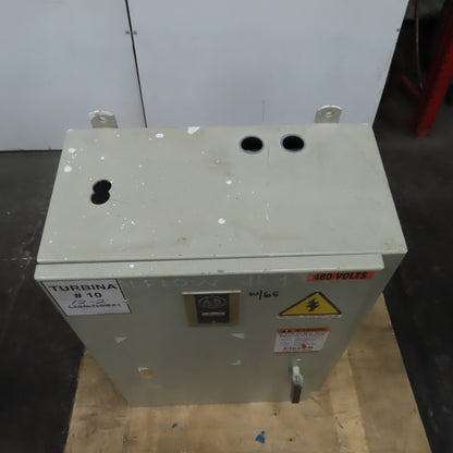 Allen Bradley 36" x 25" x 12" Steel Electrical Enclosure W/ Backplate