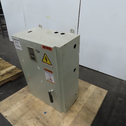 Allen Bradley 36" x 25" x 12" Steel Electrical Enclosure W/ Backplate