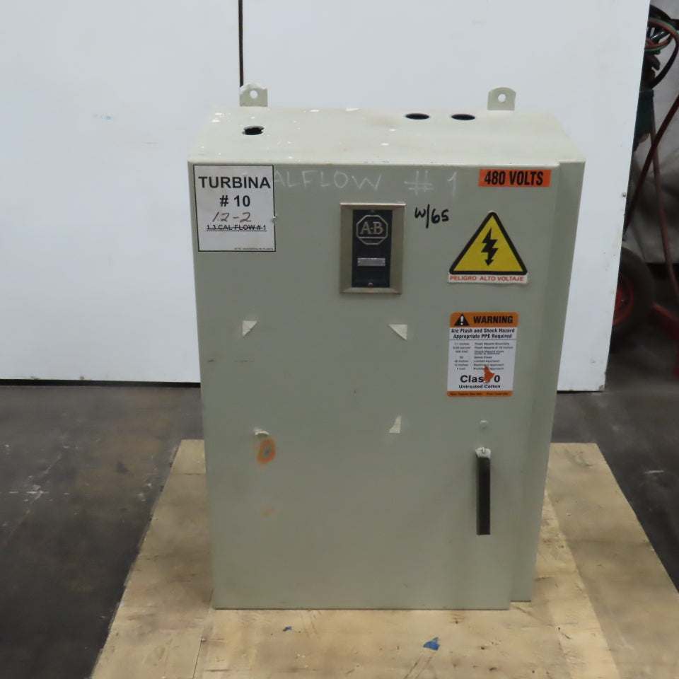 Allen Bradley 36" x 25" x 12" Steel Electrical Enclosure W/ Backplate