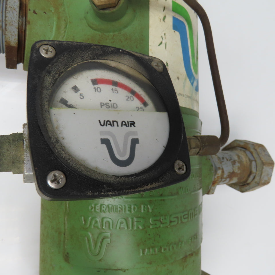 Van Air Model 450 CX Series 2" NPT Coalescer Air Dryer 200MWP 300°F