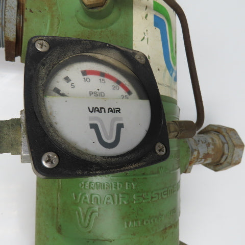 Van Air Model 450 CX Series 2" NPT Coalescer Air Dryer 200MWP 300°F