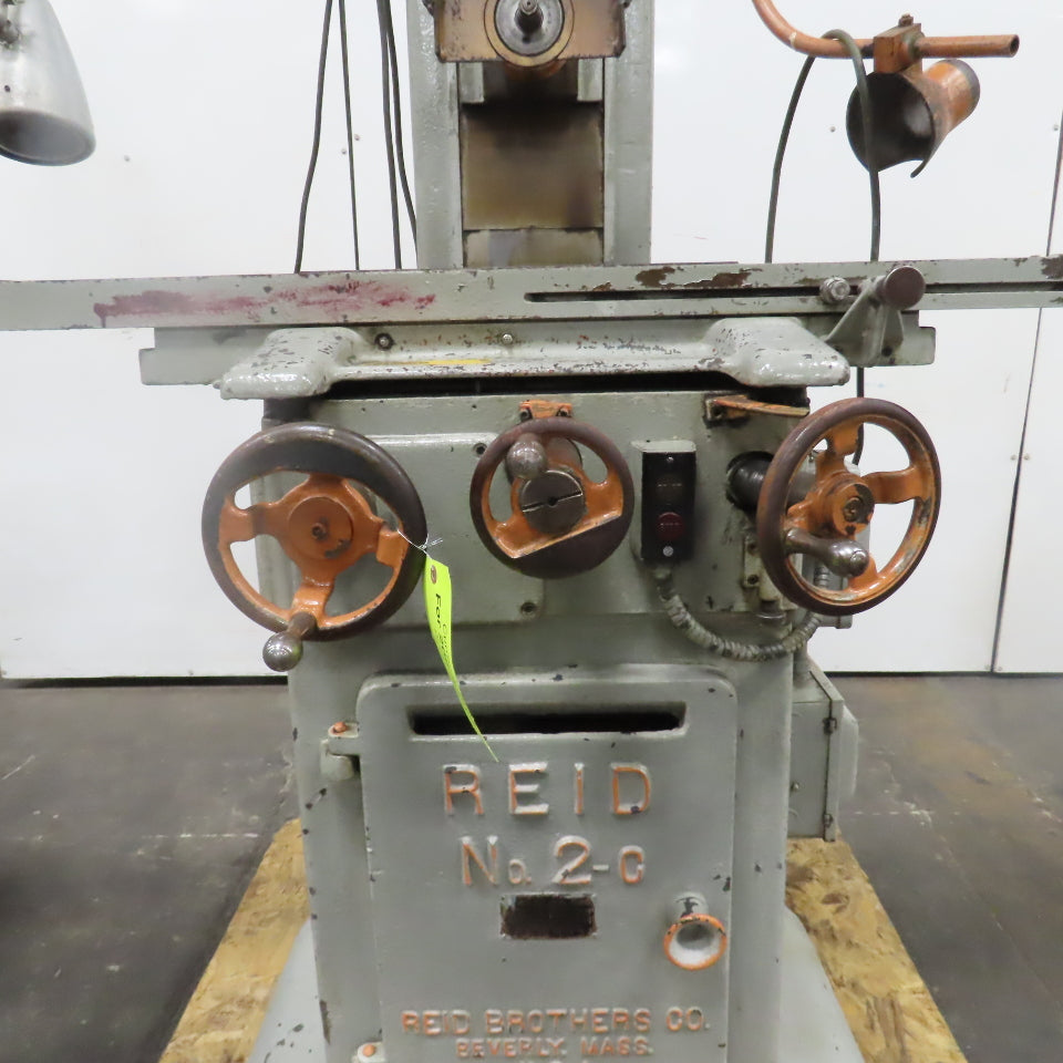 Reid Brothers No. 2-C Hand Feed Surface Grinder 26" x 6" Table 230/460V 3PH