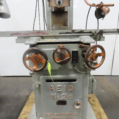 Reid Brothers No. 2-C Hand Feed Surface Grinder 26" x 6" Table 230/460V 3PH