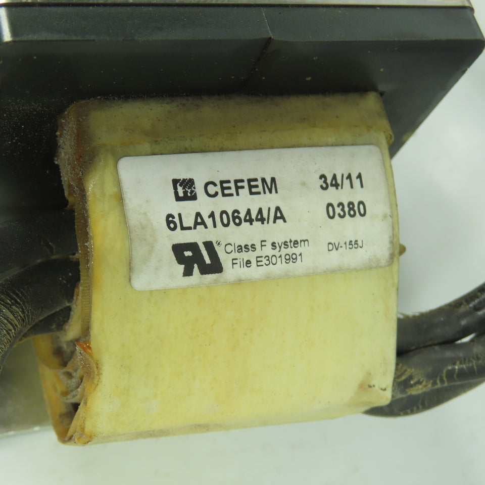 Cefem 6LA10644/A Transformer Class F System 0380