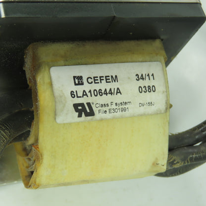 Cefem 6LA10644/A Transformer Class F System 0380