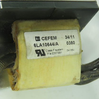 Cefem 6LA10644/A Transformer Class F System 0380