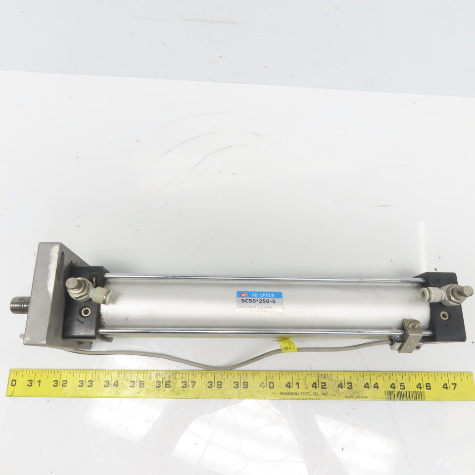 SD VYUE SC50-250-S Pneumatic Air Cylinder 50mm Bore 250mm Stroke