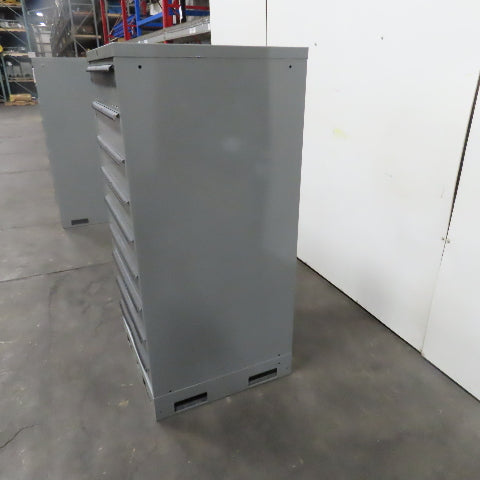 Lista Style 9 Drawer Industrial Small Parts Tool Storage Cabinet 28 x 28 x 60"