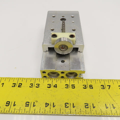SMC MXS16L-40 Dual Rod Air Slide Table Plate 35mm Stroke
