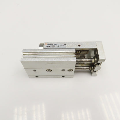 SMC MXS16L-40 Dual Rod Air Slide Table Plate 35mm Stroke