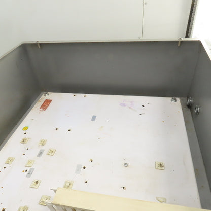 Delta 24" x 24" x 9" Steel Electrical Enclosure W/ Backplate & Hinged Door