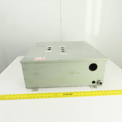 Delta 24" x 24" x 9" Steel Electrical Enclosure W/ Backplate & Hinged Door