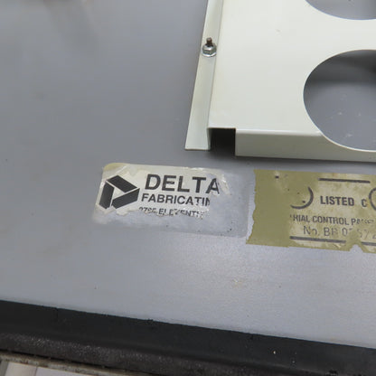 Delta 24" x 24" x 9" Steel Electrical Enclosure W/ Backplate & Hinged Door