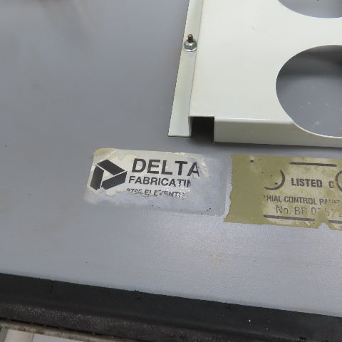 Delta 24" x 24" x 9" Steel Electrical Enclosure W/ Backplate & Hinged Door