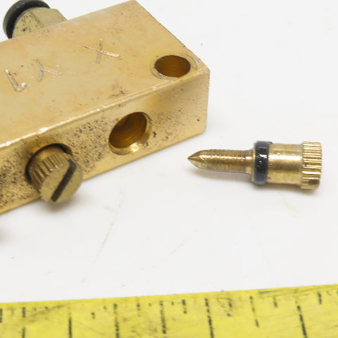 4 Port Lubrication Mister Manifold Individual Adjusters 1/8" NPT