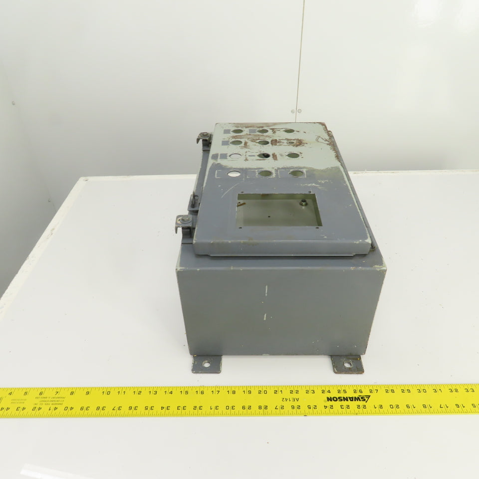 Hoffman A-201208LP 20" x 12" x 8" Electrical Enclosure W/ Backplate Type 12, 13