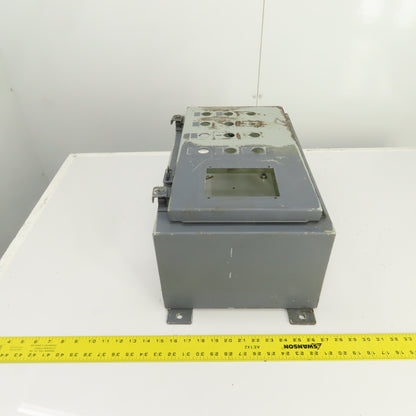 Hoffman A-201208LP 20" x 12" x 8" Electrical Enclosure W/ Backplate Type 12, 13
