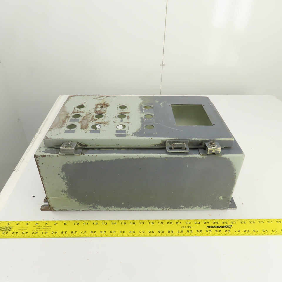 Hoffman A-201208LP 20" x 12" x 8" Electrical Enclosure W/ Backplate Type 12, 13