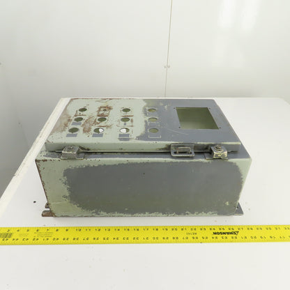Hoffman A-201208LP 20" x 12" x 8" Electrical Enclosure W/ Backplate Type 12, 13