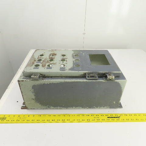 Hoffman A-201208LP 20" x 12" x 8" Electrical Enclosure W/ Backplate Type 12, 13