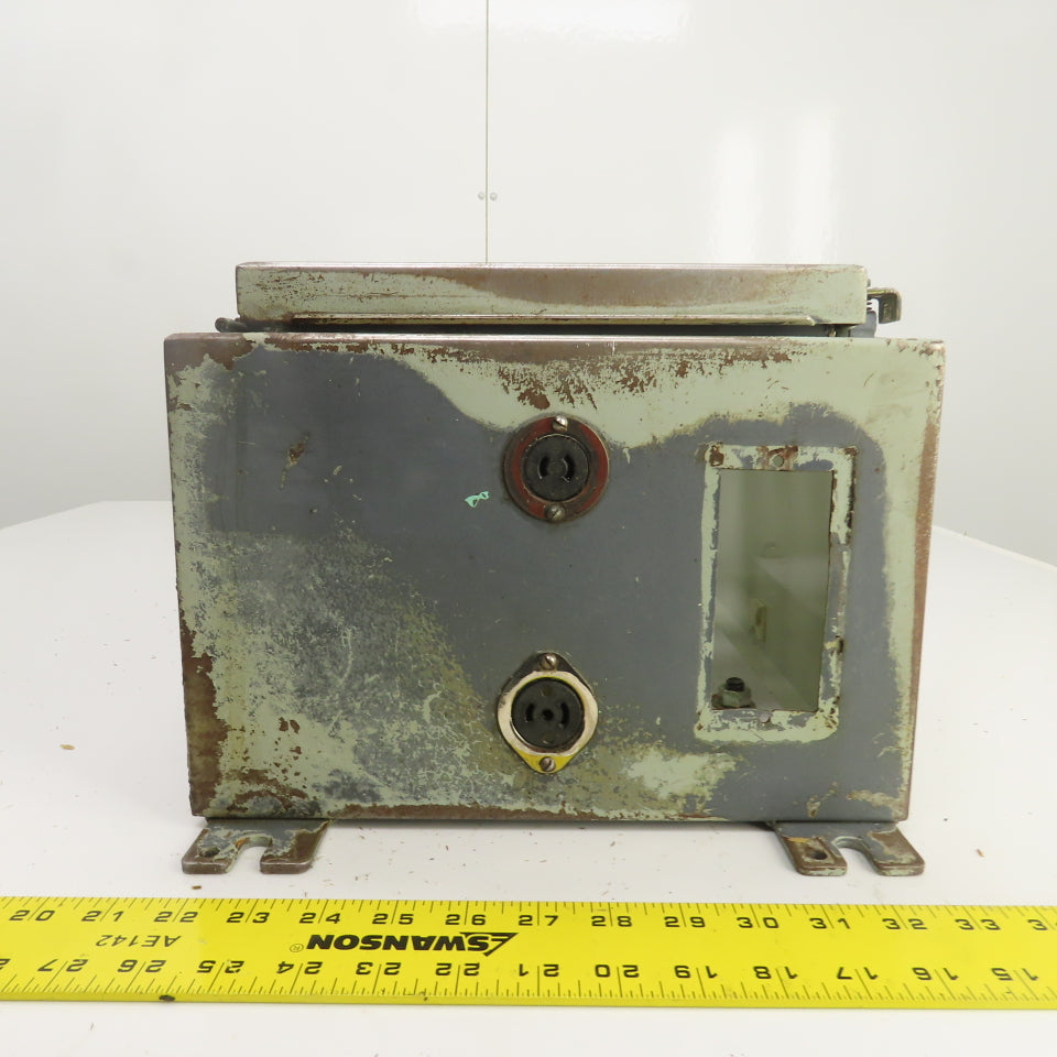 Hoffman A-201208LP 20" x 12" x 8" Electrical Enclosure W/ Backplate Type 12, 13
