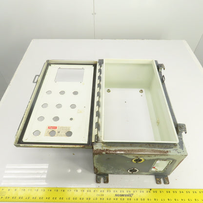 Hoffman A-201208LP 20" x 12" x 8" Electrical Enclosure W/ Backplate Type 12, 13