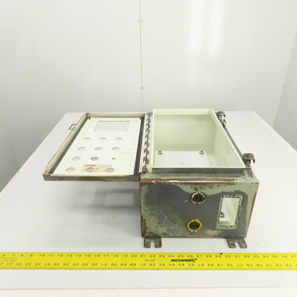 Hoffman A-201208LP 20" x 12" x 8" Electrical Enclosure W/ Backplate Type 12, 13