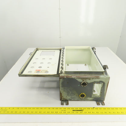 Hoffman A-201208LP 20" x 12" x 8" Electrical Enclosure W/ Backplate Type 12, 13