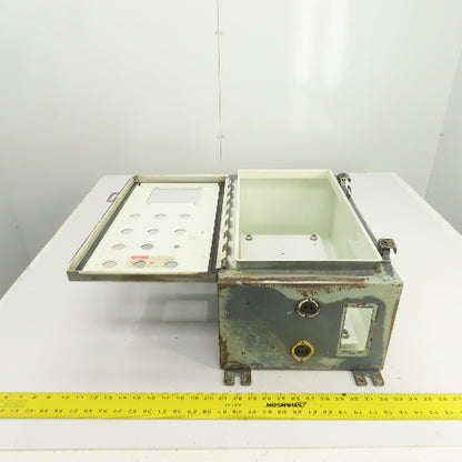 Hoffman A-201208LP 20" x 12" x 8" Electrical Enclosure W/ Backplate Type 12, 13