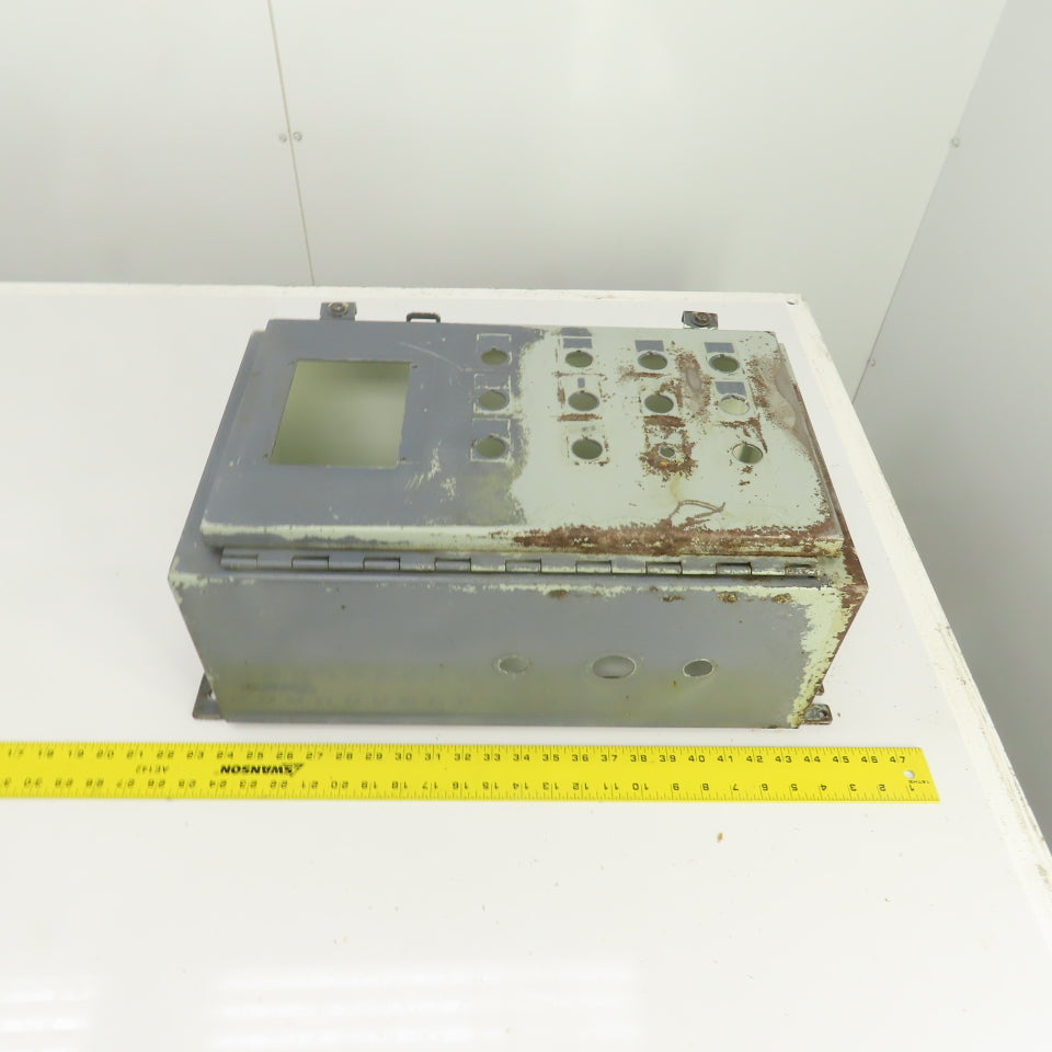 Hoffman A-201208LP 20" x 12" x 8" Electrical Enclosure W/ Backplate Type 12, 13