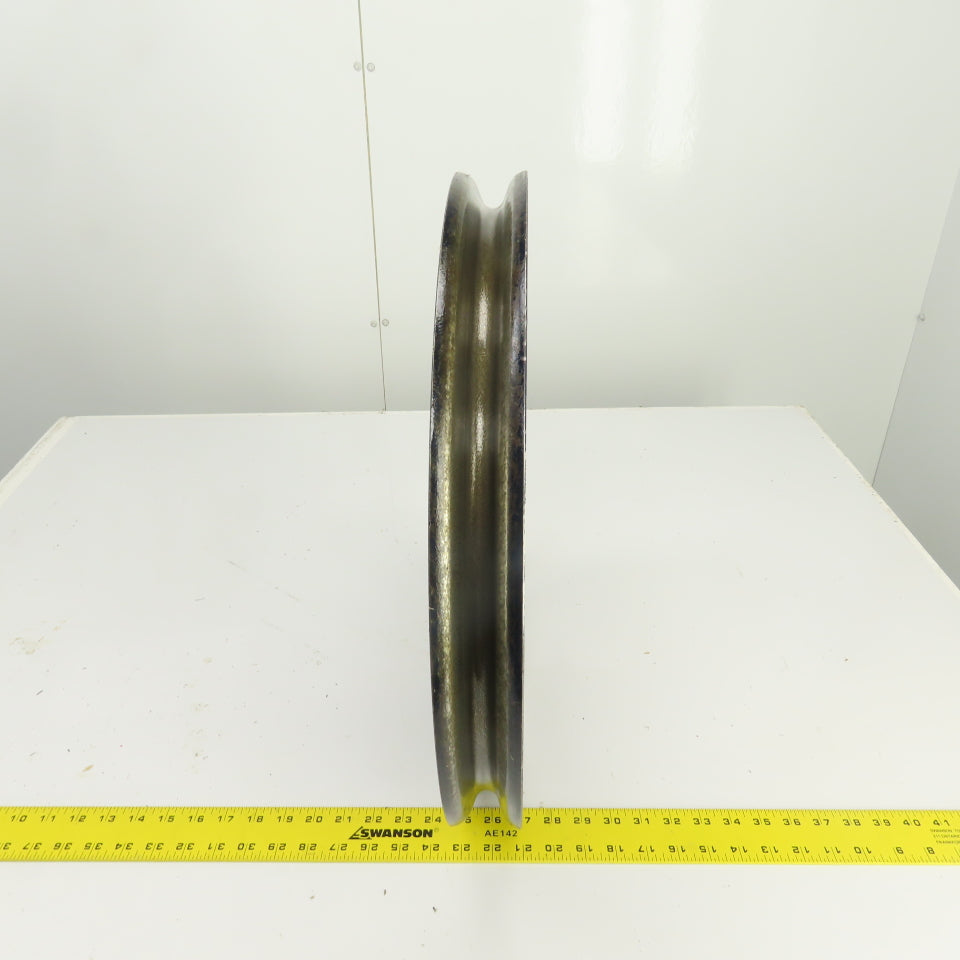 500mm / 19-7/8" OD Steel Cable Wire Rope Pulley 2" Bore 51mm OAW (20-5/8)