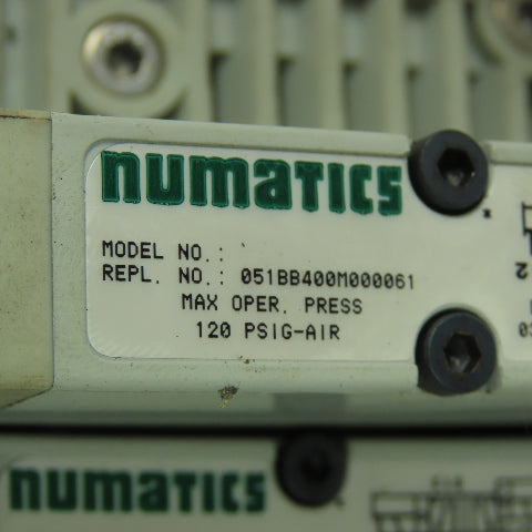 Numatics 051BA400M000061 Solenoid Valve Manifold Block 120PSI 24VDC