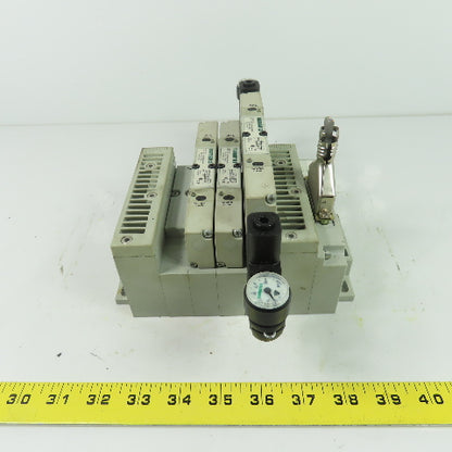 Numatics 051BA400M000061 Solenoid Valve Manifold Block 120PSI 24VDC